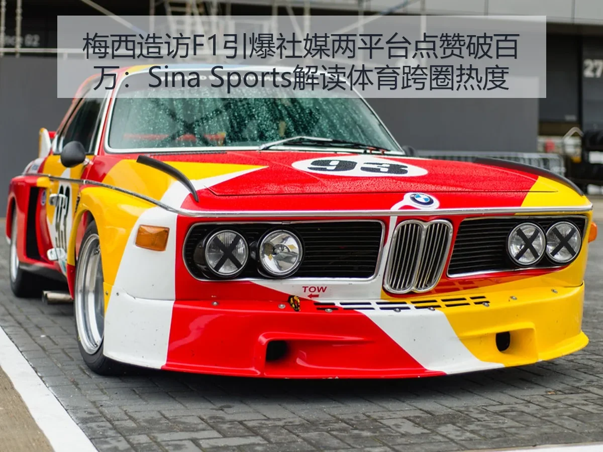 梅西造访F1引爆社媒两平台点赞破百万：解读体育跨圈热度